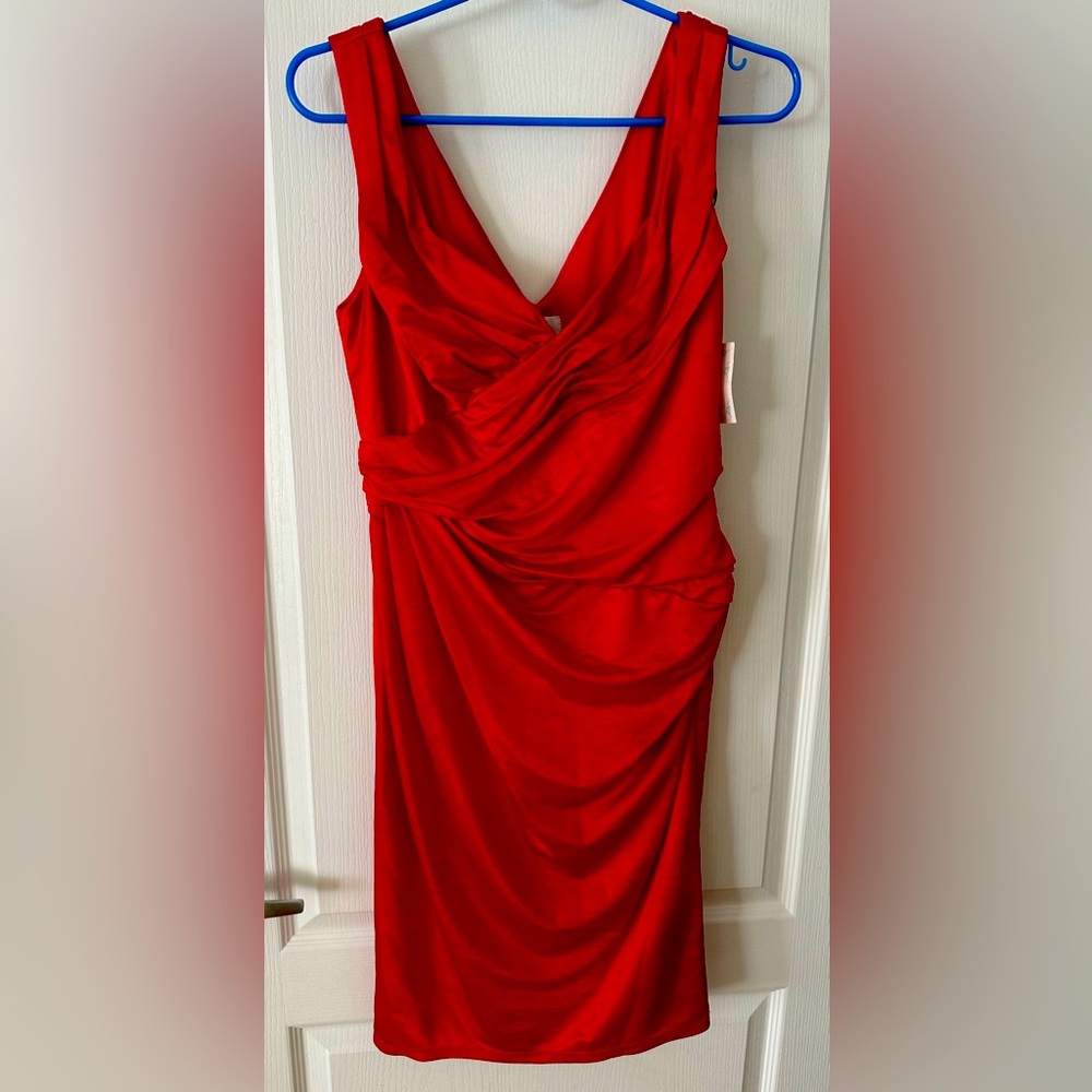 Dress. Cocktail, graduation, party. Nice deep red color. Size 6. New with tags.